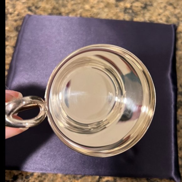 Tiffany & Co Baby Cup, Spoon & Fork Utensils Set Boxed - Picture 4 of 13